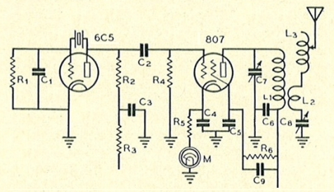 160-meter phone transmitter schematic