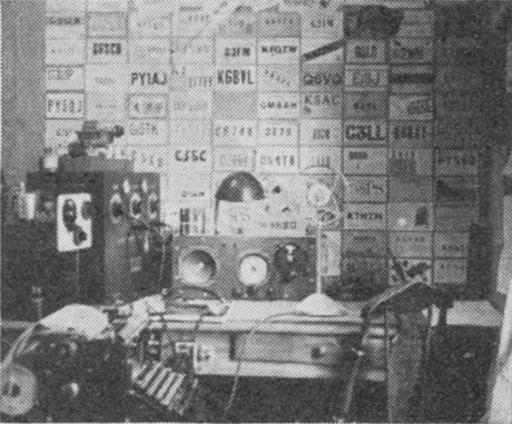 Photograph of amateur radio station W9BRD III, 1940-1941 CE.